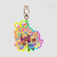 Chibi Jam Peanut Keychain