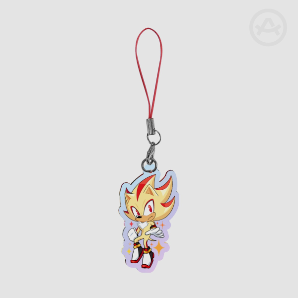 Super and Hyper Shadow Rainbow Acrylic Keychains