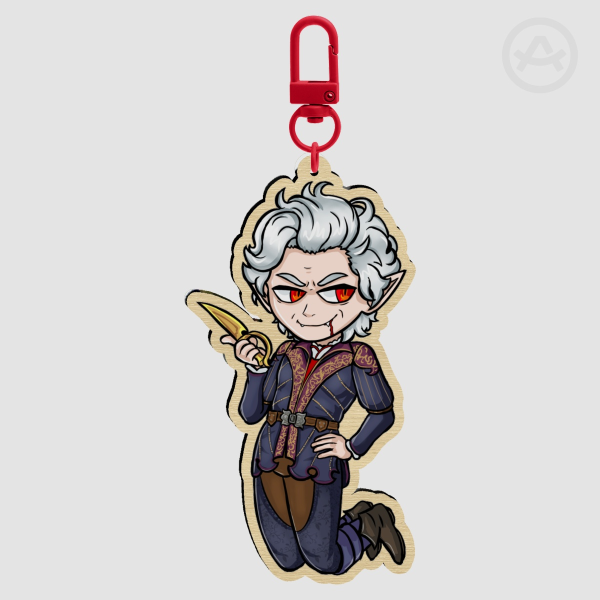 Astarion Wooden Keychain