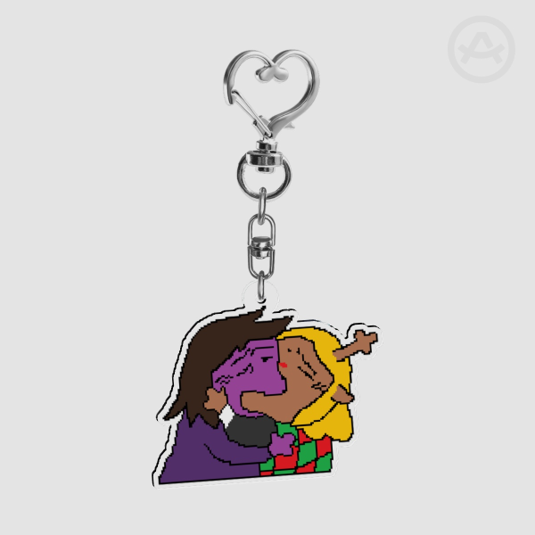 Suselle Kiss Meme Keychain