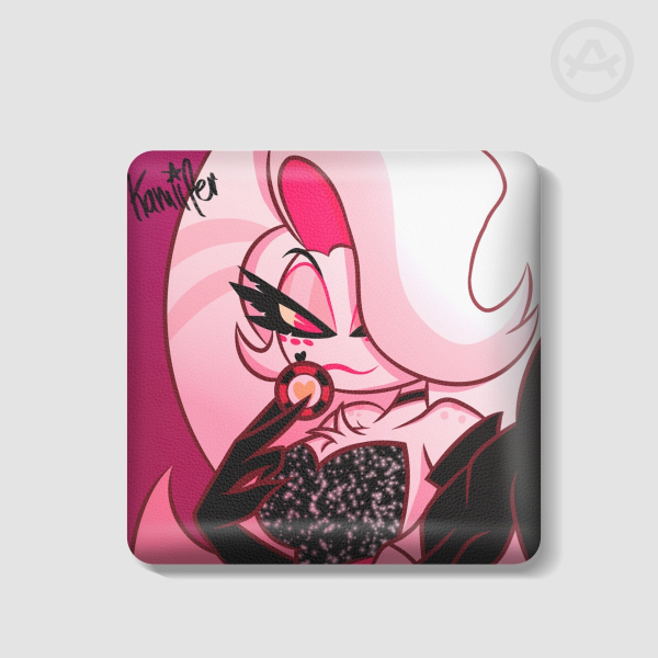 Angel Dust Drag Sings "Losin' Streak" Rectangular PU Badges - 2.28"(58mm)