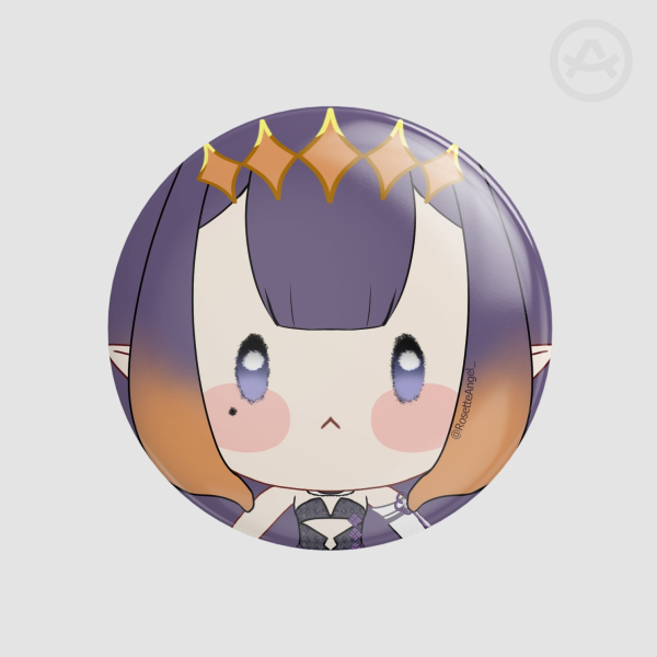 Ina'nis Ninomae Round Badges (Button Pins)