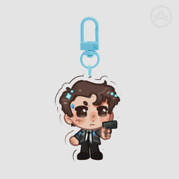Detroit become human Connor acrylic phone charm