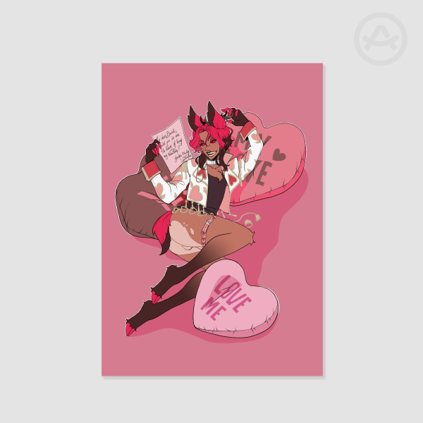 Bbydoll Alastor and his love letter