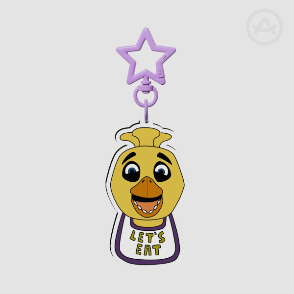 Chica the Chicken Acrylic Keychains