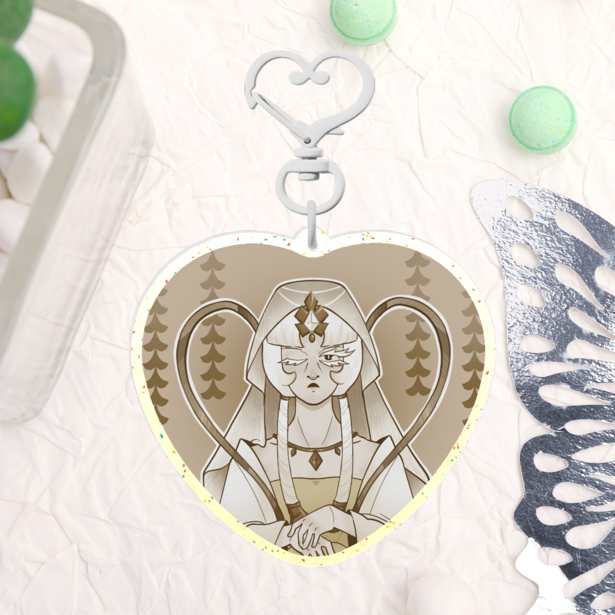 Mystic Flour Keychain