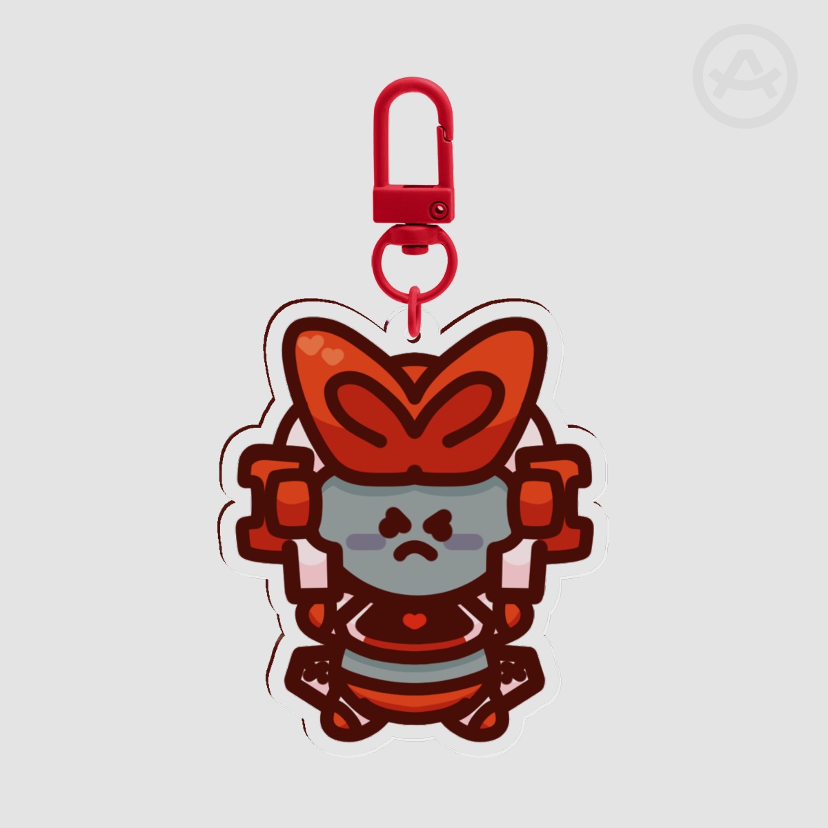 Ratchet Pebble Keychain