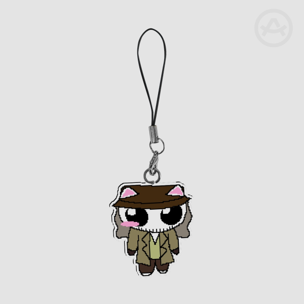 Resident Evil Karl Heisenberg Pixel Cat Phonecharm