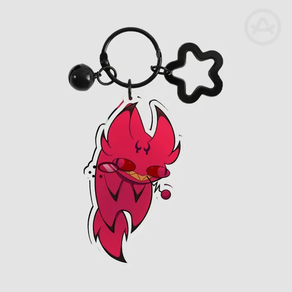 Cursed Cat Alastor Acrylic Keychain
