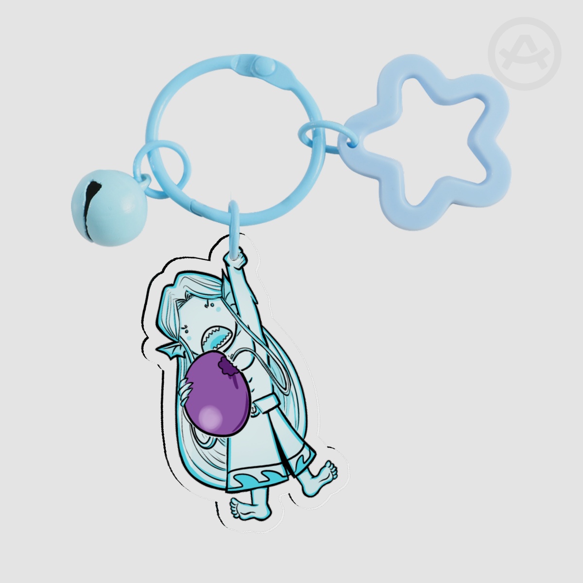 Cloudyseidon Keychain