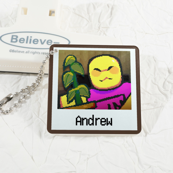Andrew Lenticular Keychain