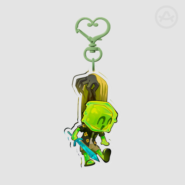 Averythemayo transparent slime keychain