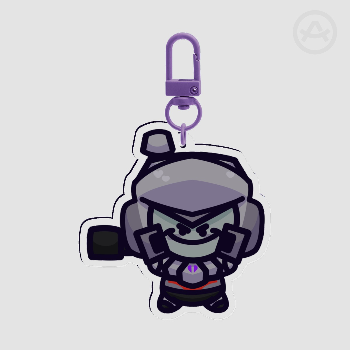 Megatron Pebble Keychain
