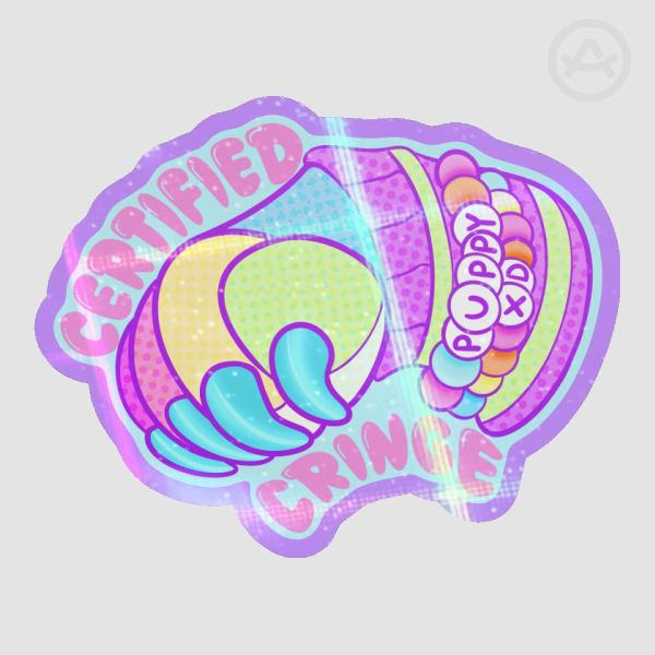 Certified Cringe Paw Sticker