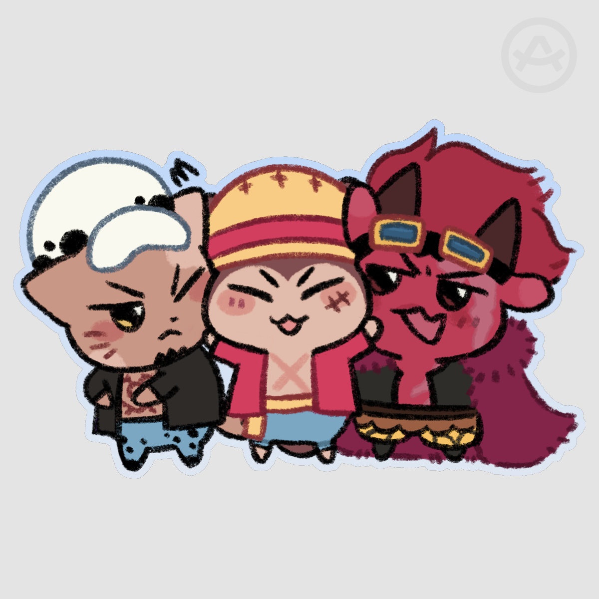 (One piece) Luffy Law Kid