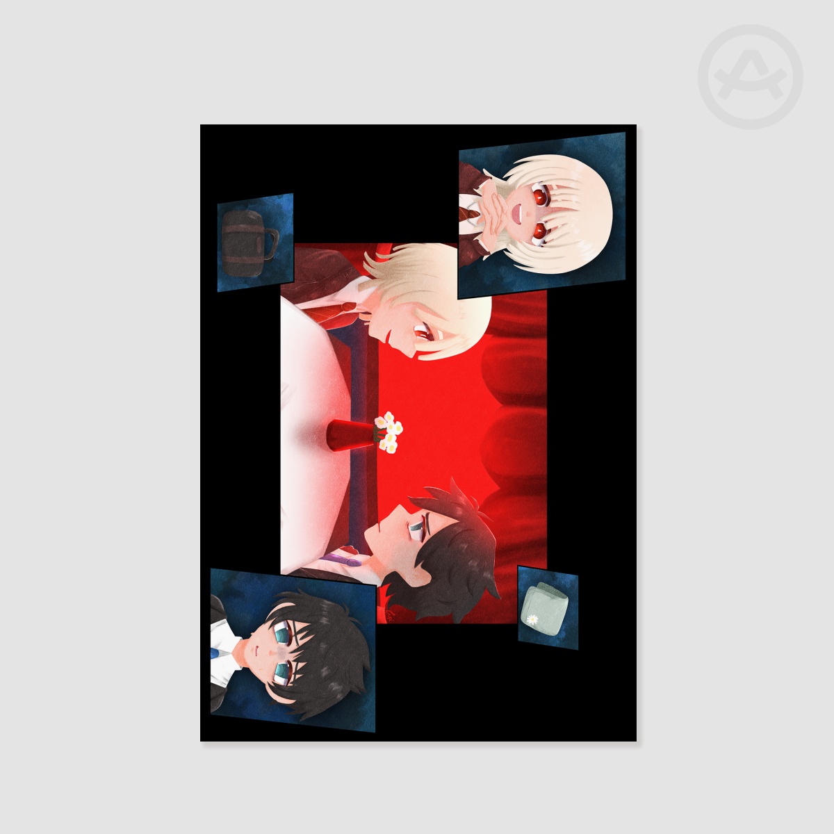 Saihate Station Shion and Haru print