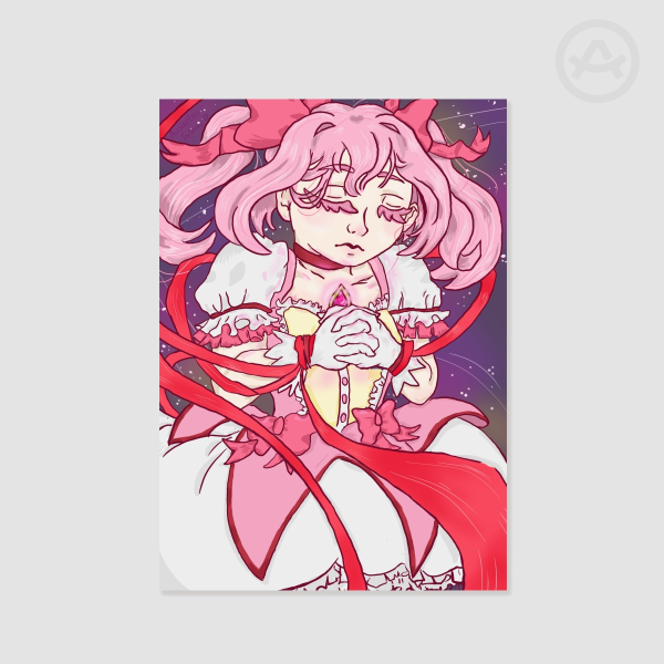 Galaxy Madoka- Puella Magi Madoka Magica, Fanart Poster DINA4