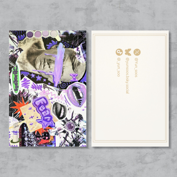 Collage ♥ Original art ♥ Postcard