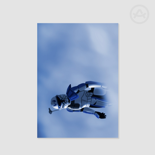 Rex In Mist Poster Print