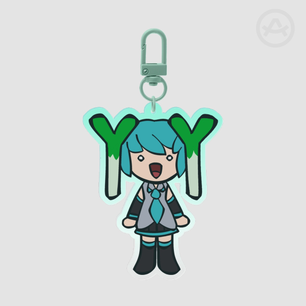 Leek Miku Keychain