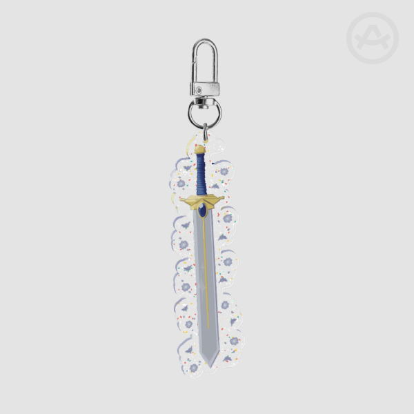 Frieren: Beyond Journey's End Himmel Sword Glitter Acrylic Keychain