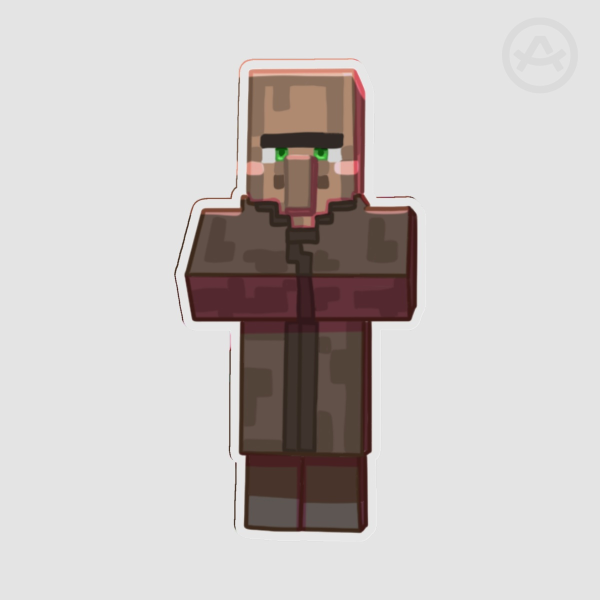 Minecraft Villager Bookmark