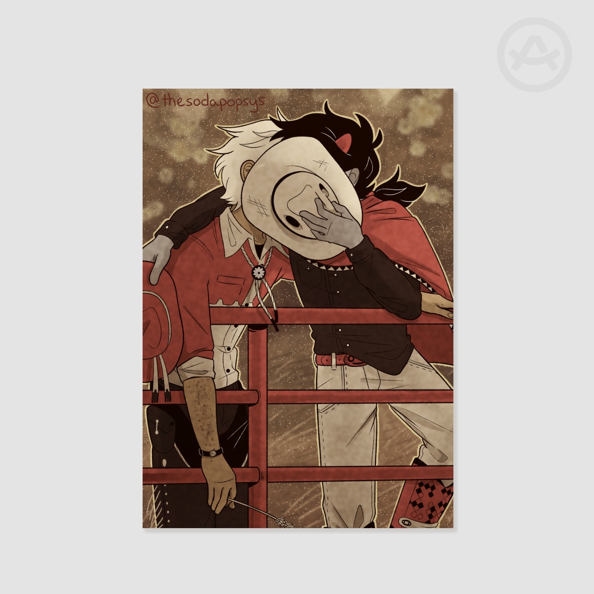 DaveKat Cowboys Poster