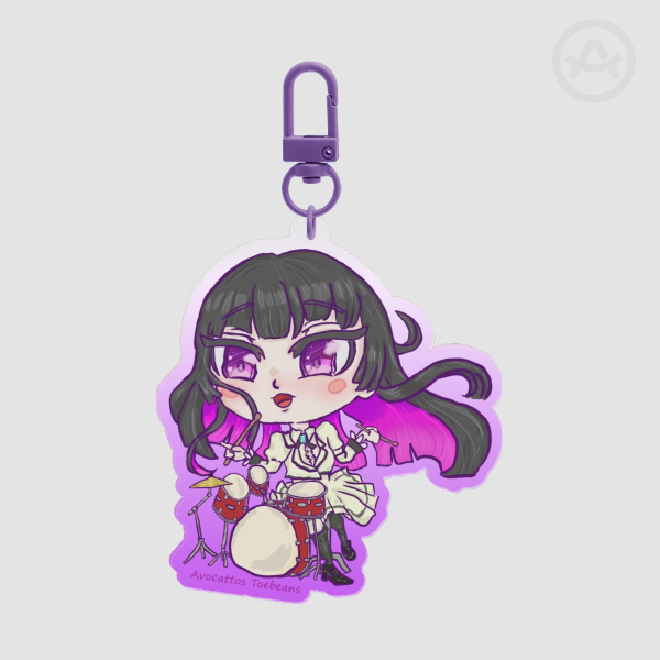 Otoha Kurogane- Rock is a Ladys Modesty, Acrylic Keychain 7X7cm
