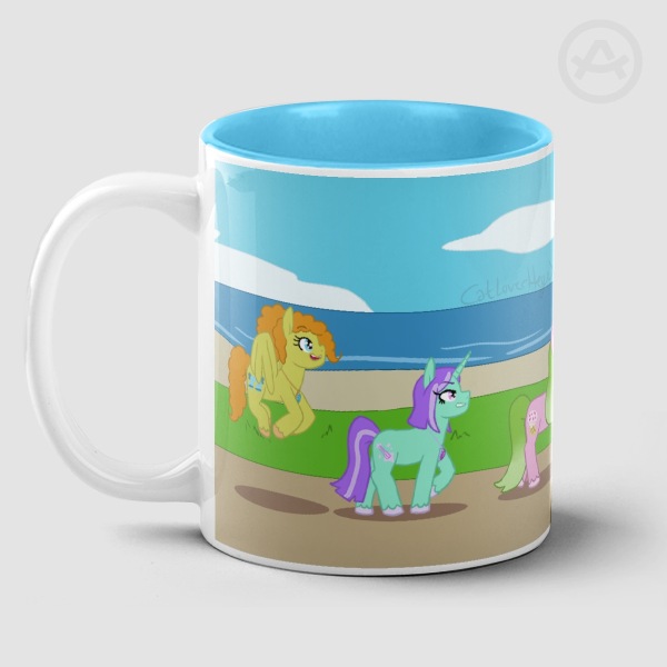 Lyra and family Mug pony