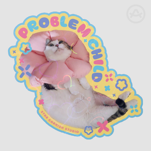 Problem Child Duck Sticker