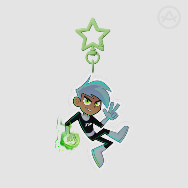 Danny Phantom Clear Acrylic Keychain