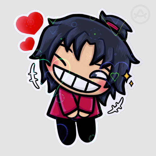 Tetsuhiro X Pucca Die Cut Stickers