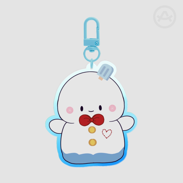 Love and Deepspace Zayne Snowman colored edge acrylic keychain