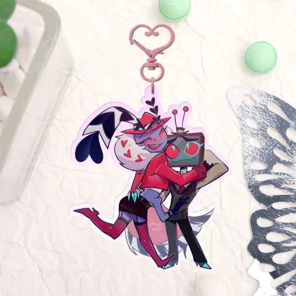 VoxVal “Partners” Keychains - Hazbin Hotel