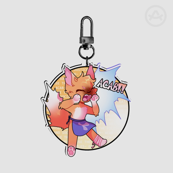 Redd Says Acab! || Keychain