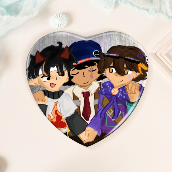Fiances Heart Badge