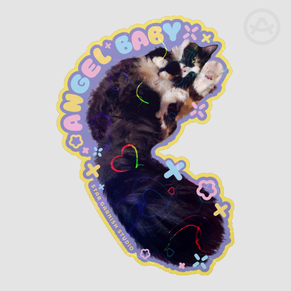 Angel Baby Goose Sticker