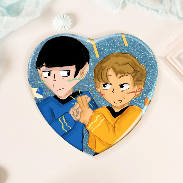 Spirk Heart Badge