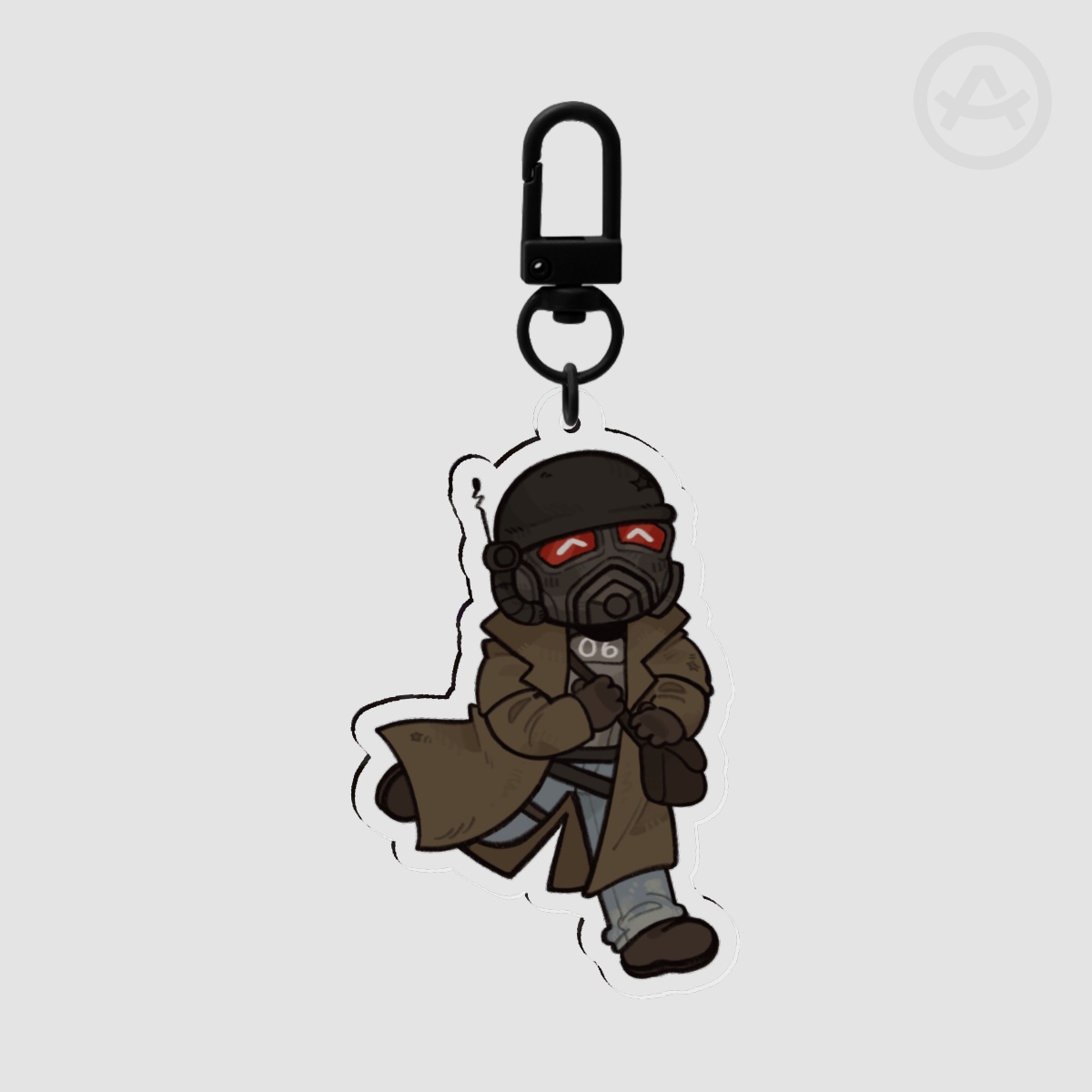 Fallout NV Courier 6 Keychain