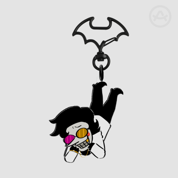 Defernull Spamton Acrylic Keychain