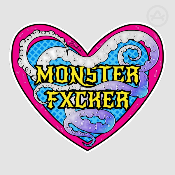 Monster Fxcker Holo Sticker