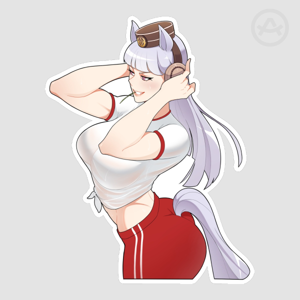 Gold Ship Sticker
