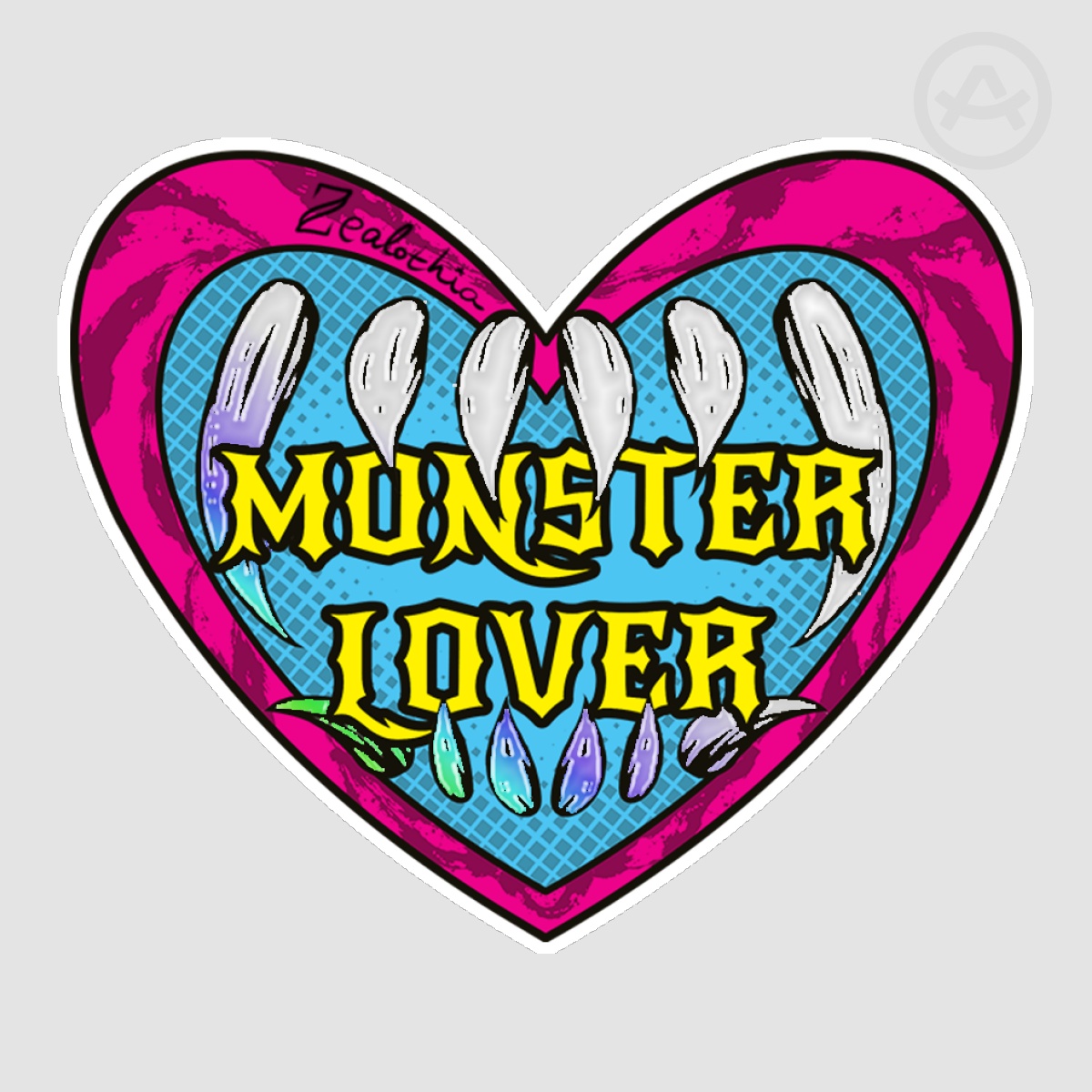 Monster Lover Holo Sticker