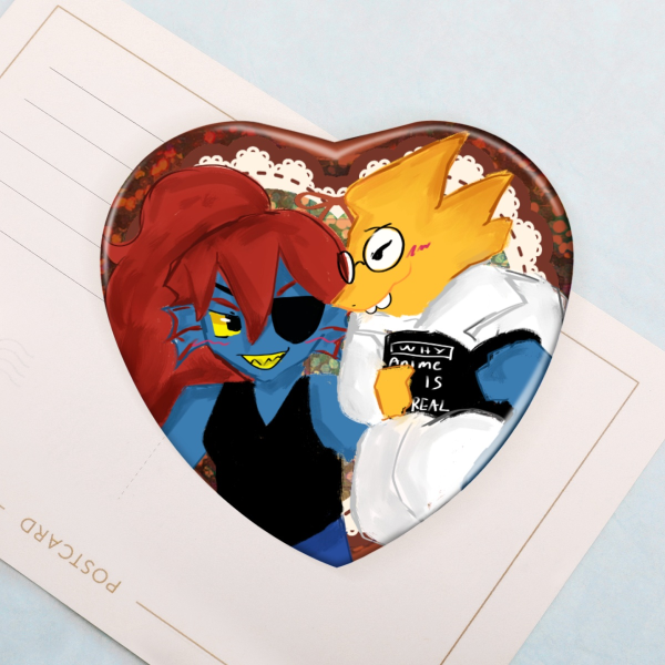 Alphyne Heart Badge