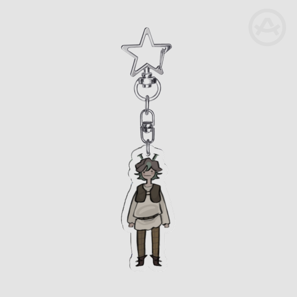 Clear Acrylic Keychain