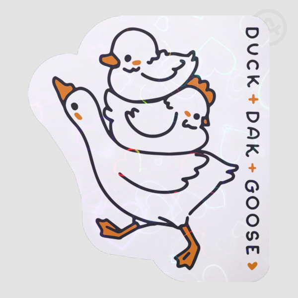 Duck Dak Goose Sticker