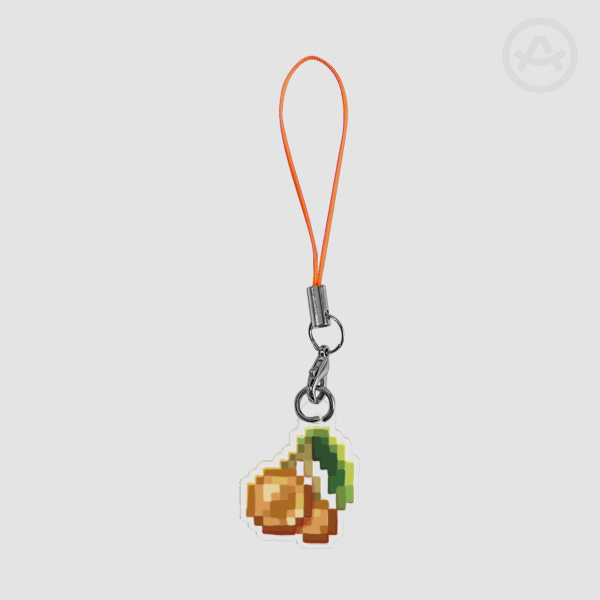 Minecraft Glowberries Phone Charm