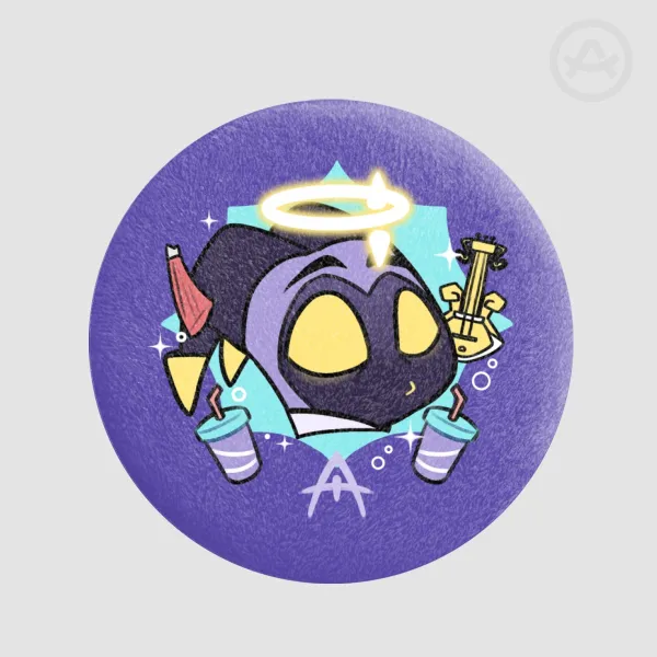 Adam plush badge
