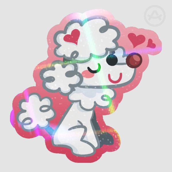 Fifi Colored Edge Die Cut Stickers