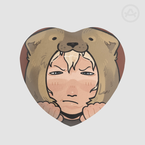 Fallout NV Vulpes Inculta Heart Badge